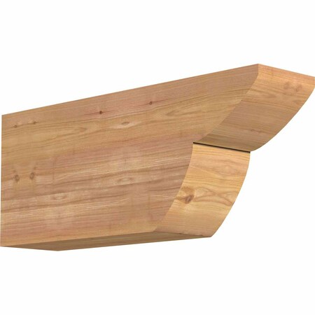 Ekena Millwork Crestline Smooth Rafter Tail, Western Red Cedar, 5 1/2"W x 10"H x 24"L RFT06X10X24CRE00SWR